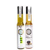 Earth Like Extra Virgin Olive Oil Imported | Wood Pressed Gingelly Oil (Pure Kolhu/Kachi Ghani/Chekku Tel) | Cold Pressed Hair and Skin Care Oil (Olive Oil 250 ml + Sesame Oil 250 ml)